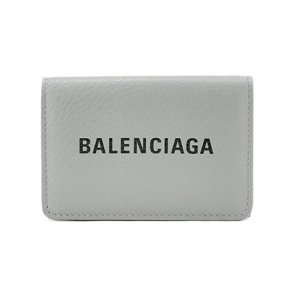 Balenciaga Grey Leather Wallet Tri - Picture 1 of 3